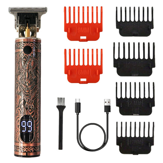 Three-Speed Variable Gear T9 Hair Clipper Shaving Hair Trimming Hair Trimming Electric Shaver Boyfriend Gift Barber Clippers